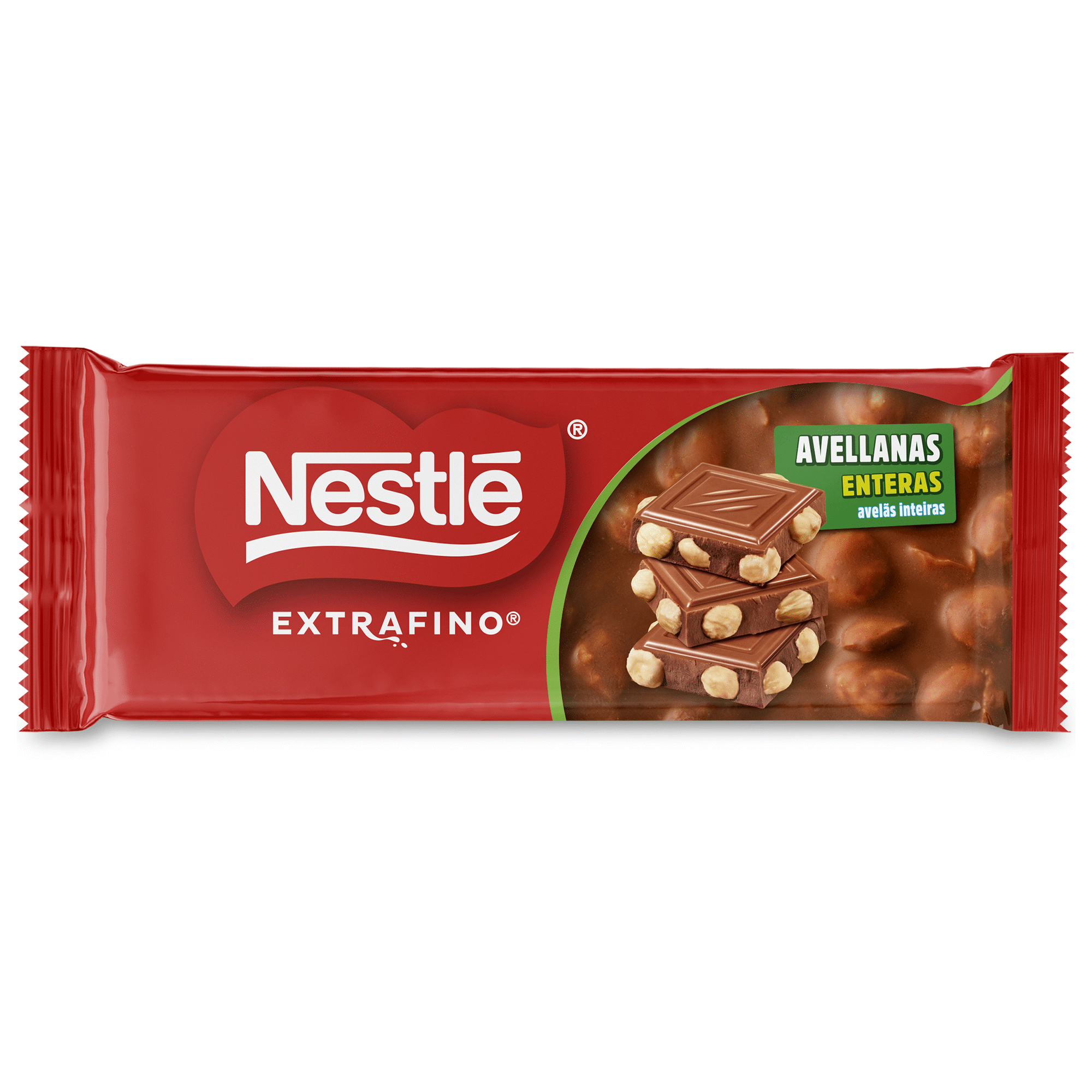 Tablete de Chocolate de Leite Extrafino Avel&atilde;s Inteiras Nestl&eacute;