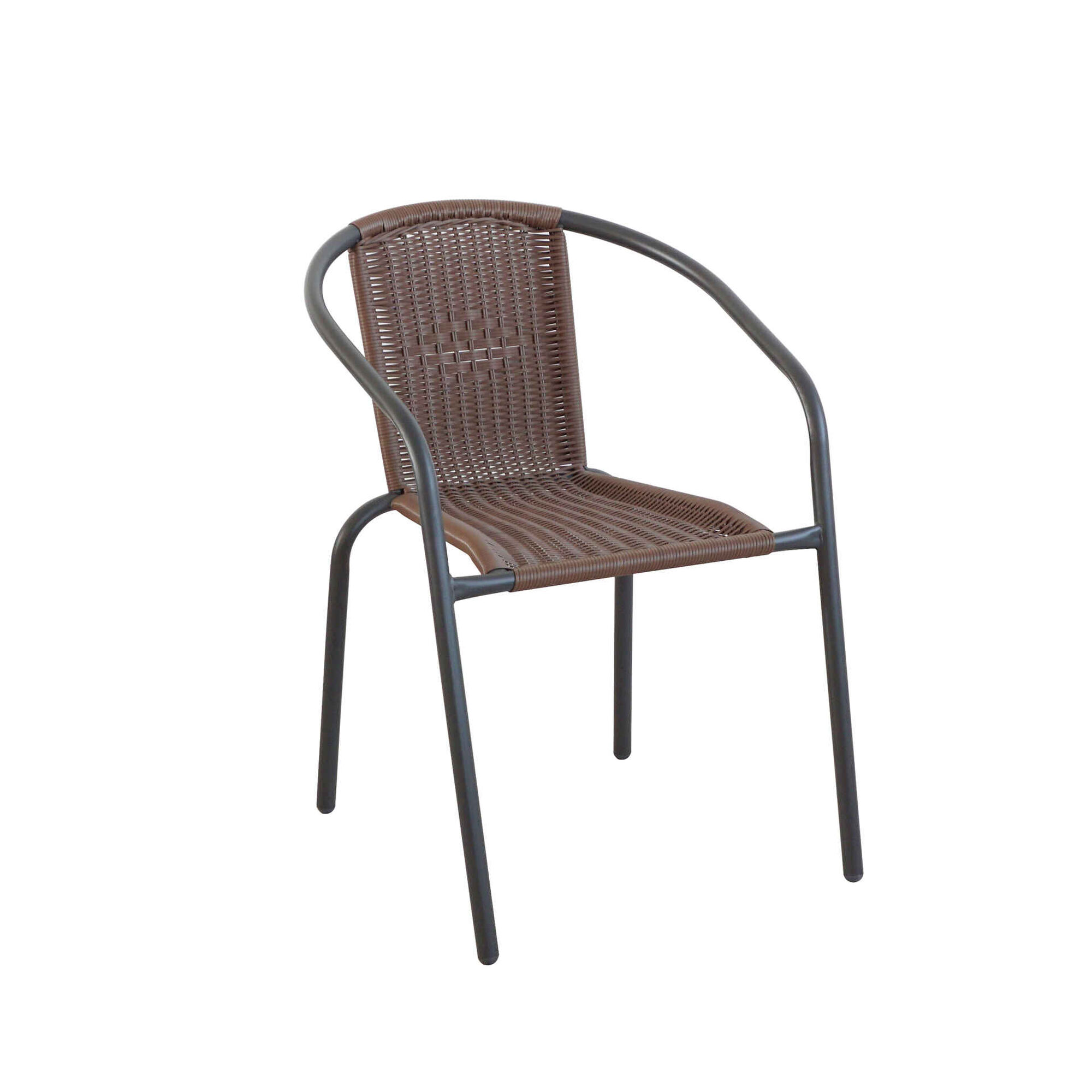 Cadeira de Rattan Castanha Osaka Cadeira de Rattan Castanha Osaka