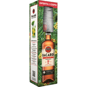 Rum Bacardi Spiced com Copo