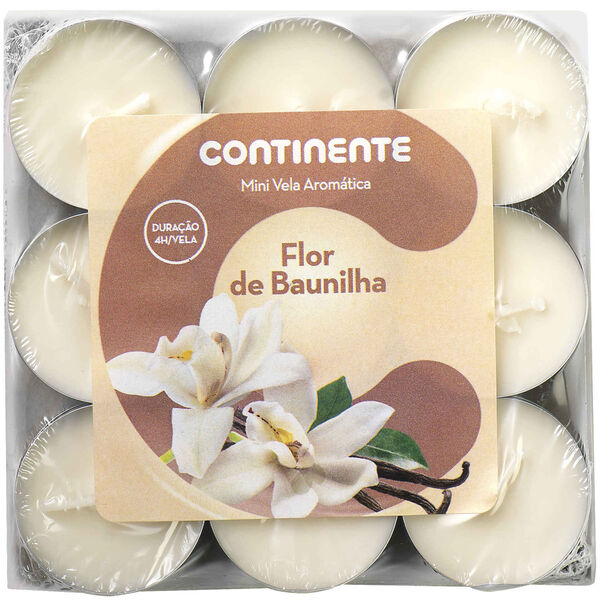 Ambientador Vela Mini Flor de Baunilha Continente
