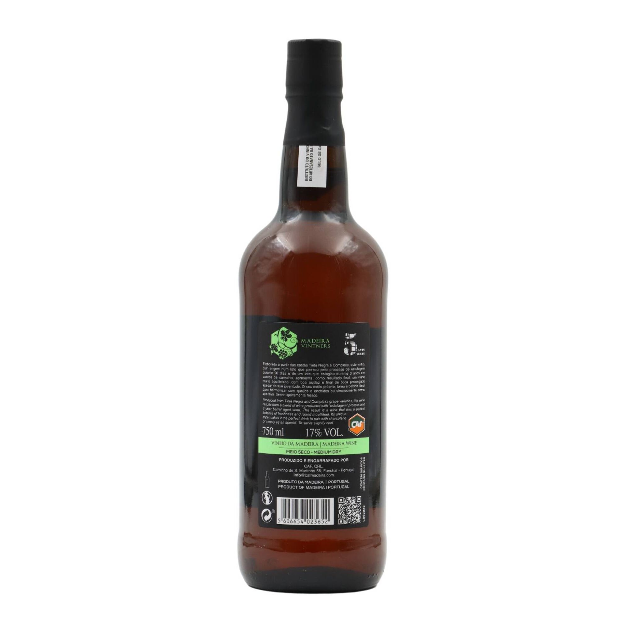 Vinho da Madeira Vintners 5 anos Meio Seco