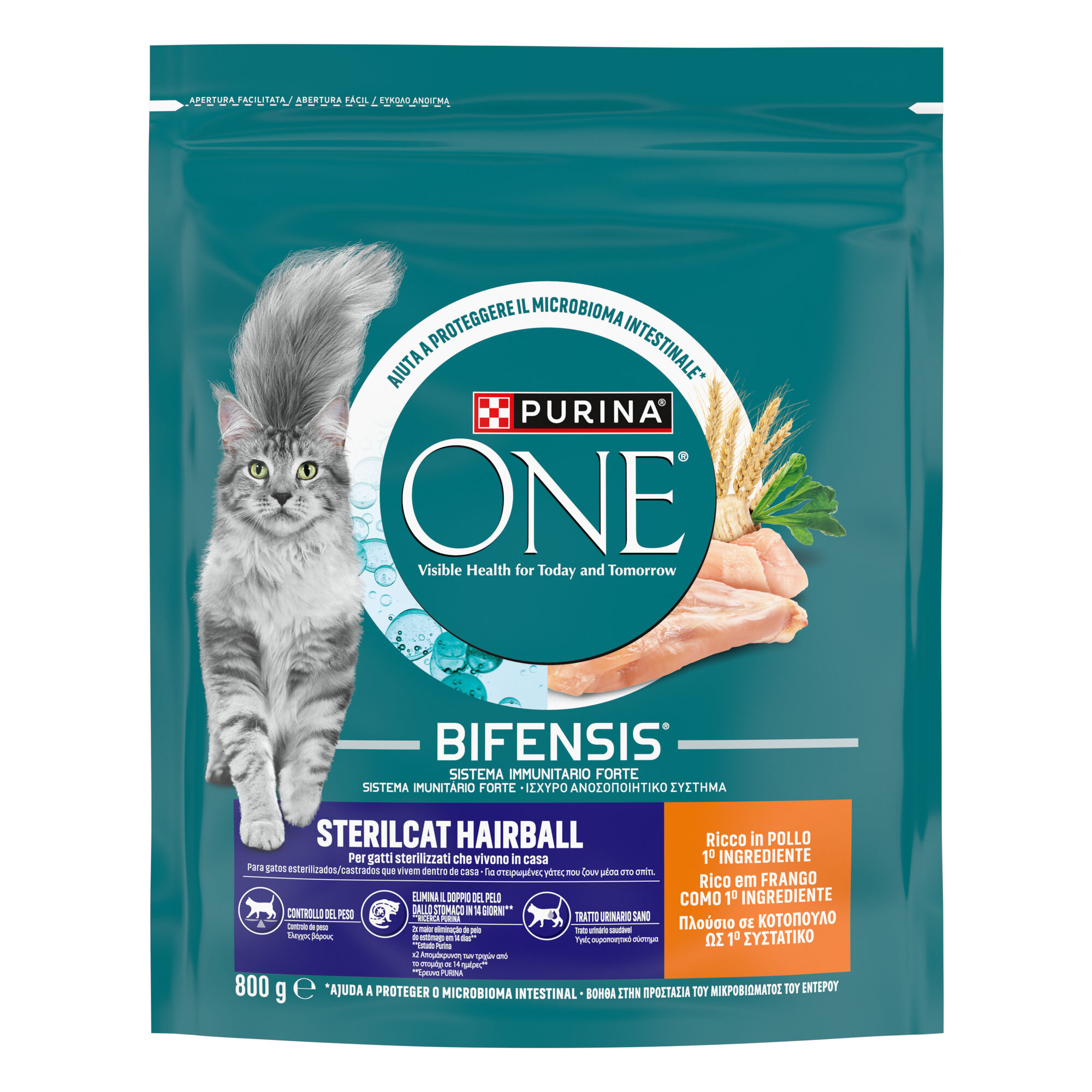 Ra&ccedil;&atilde;o para Gato Adulto Esterilizado Bolas de Pelo Frango Purina One