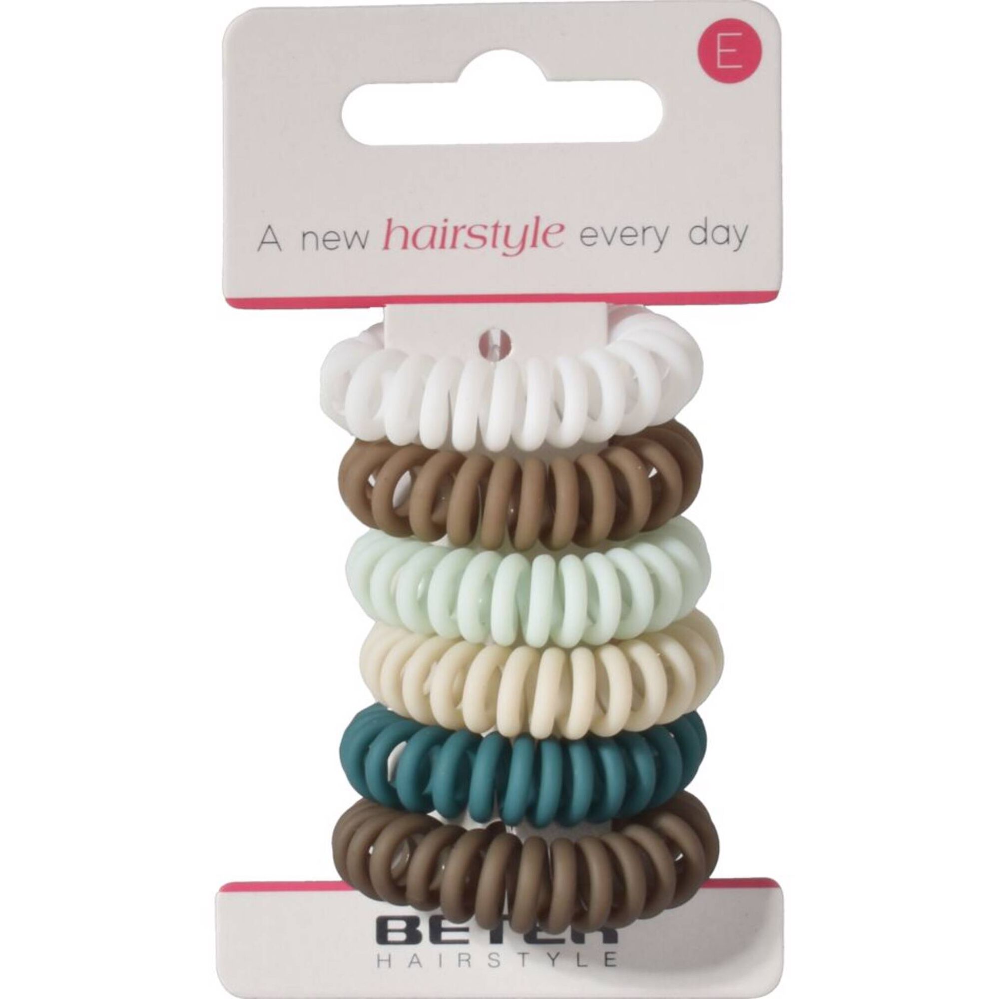 El&aacute;sticos de Cabelo Espiral Cores BETER