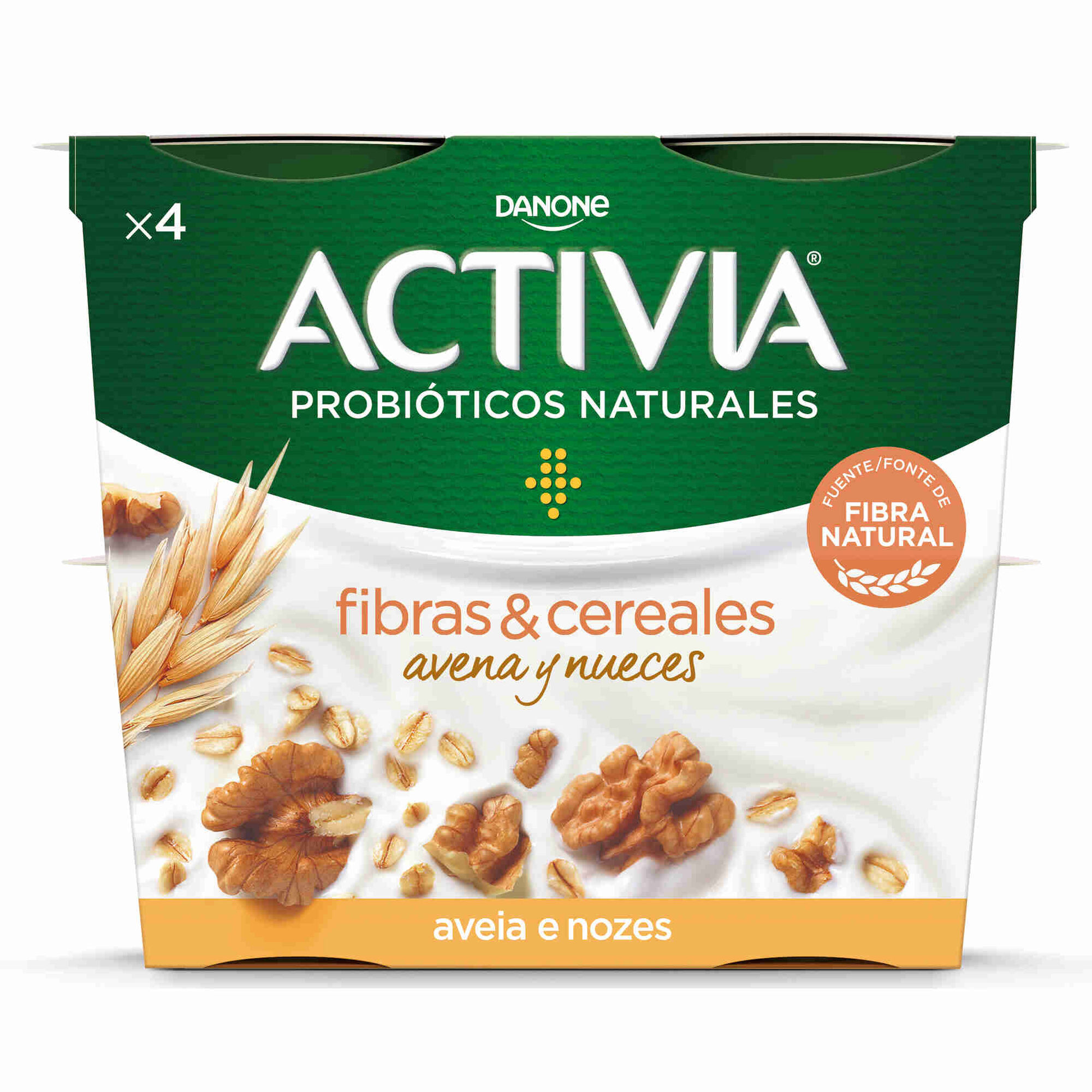 Iogurte Bifidus Pedaços Aveia e Noz