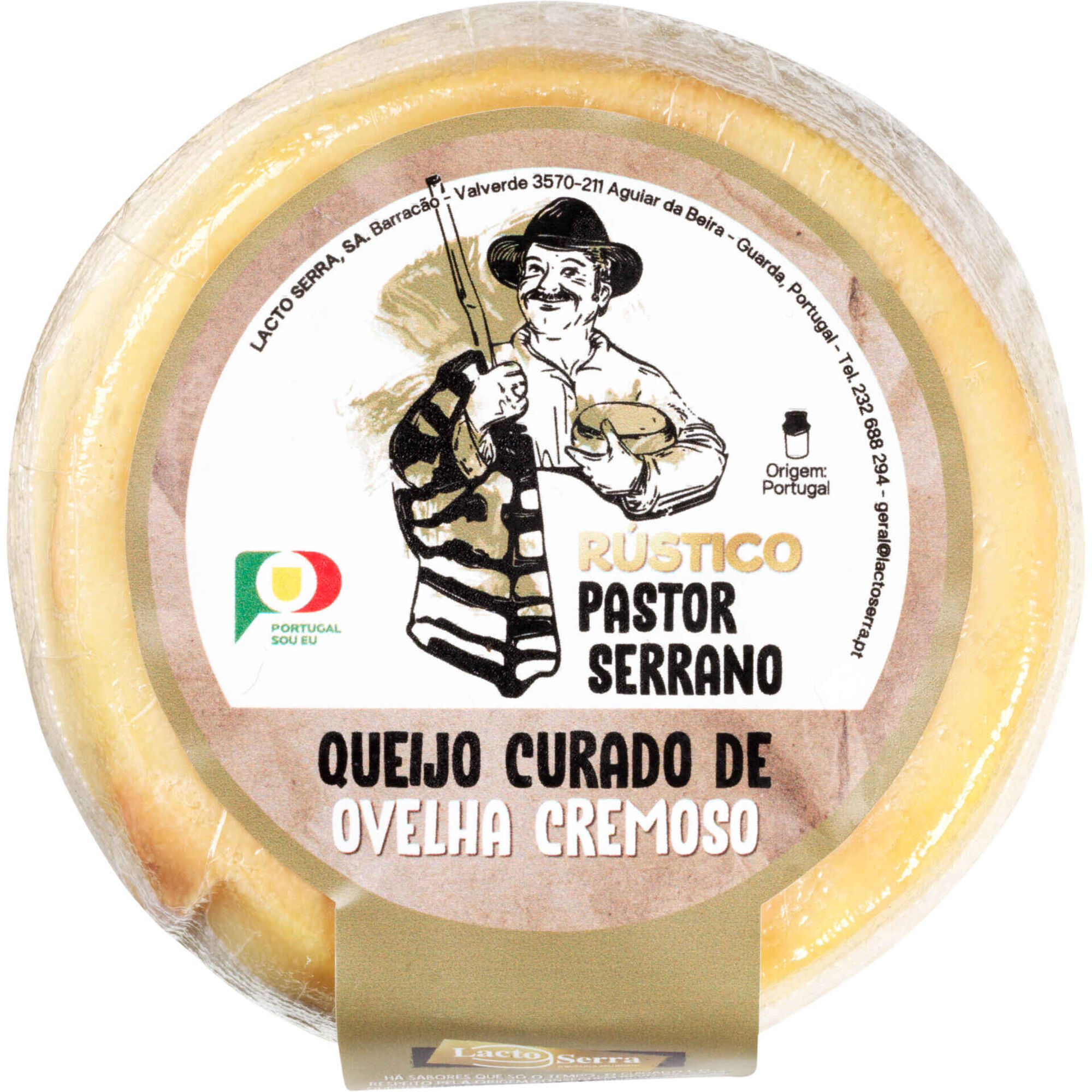 Queijo de Ovelha Curado R&uacute;stico Pastor Serrano