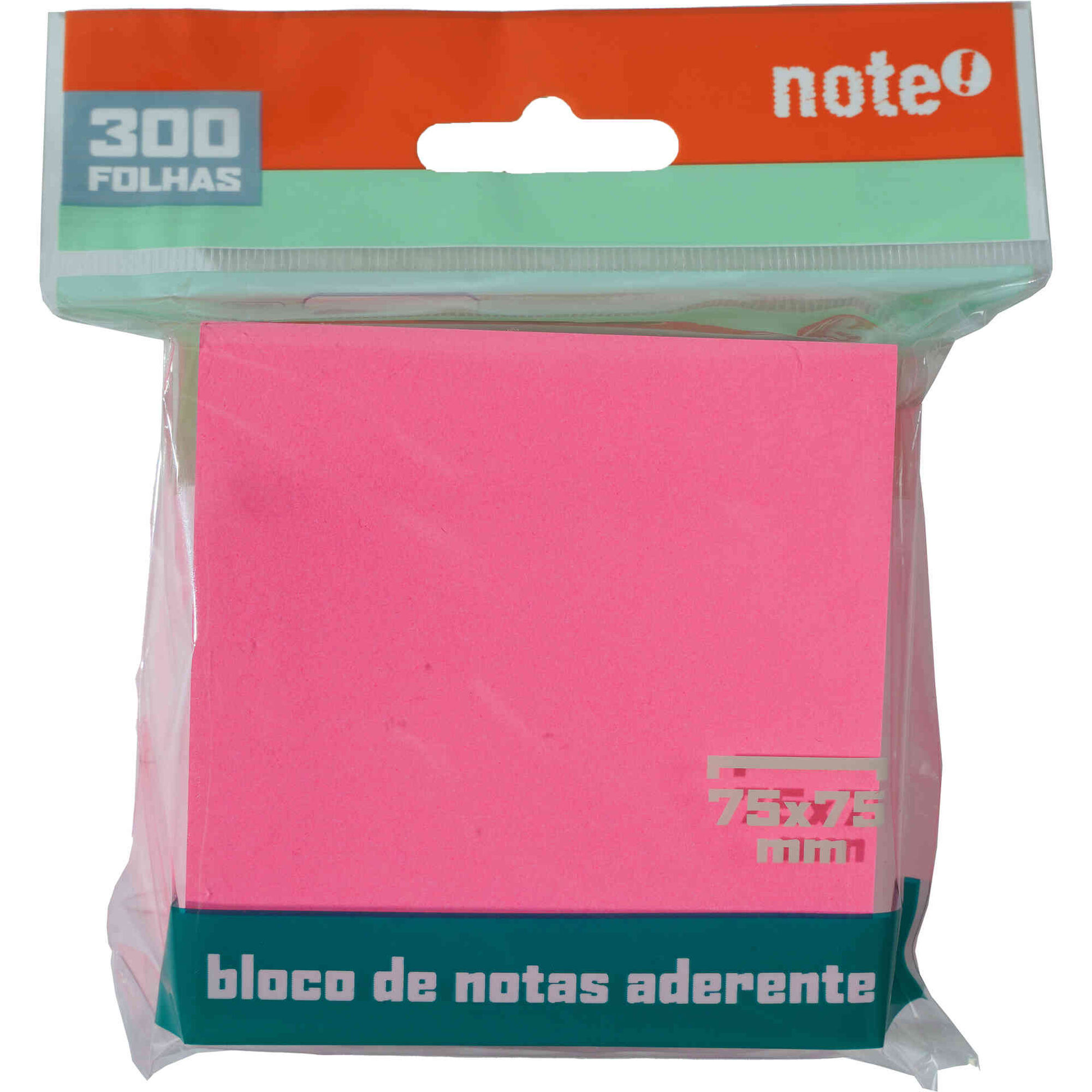Bloco de Notas Aderentes 300 Folhas (v&aacute;rias cores) Note!
