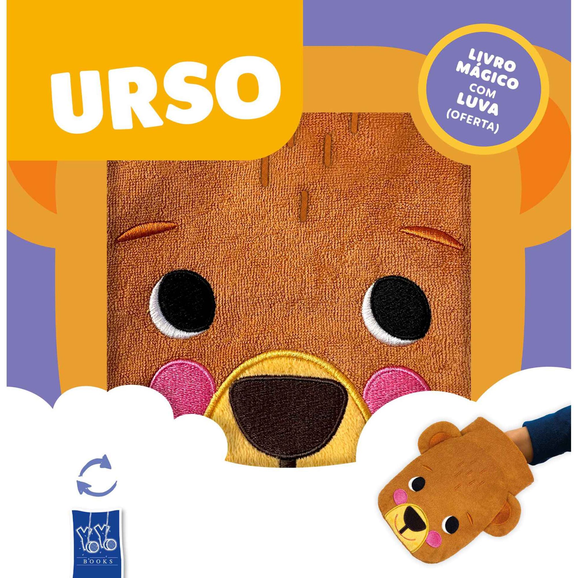 Urso - Livro M&aacute;gico com Luva