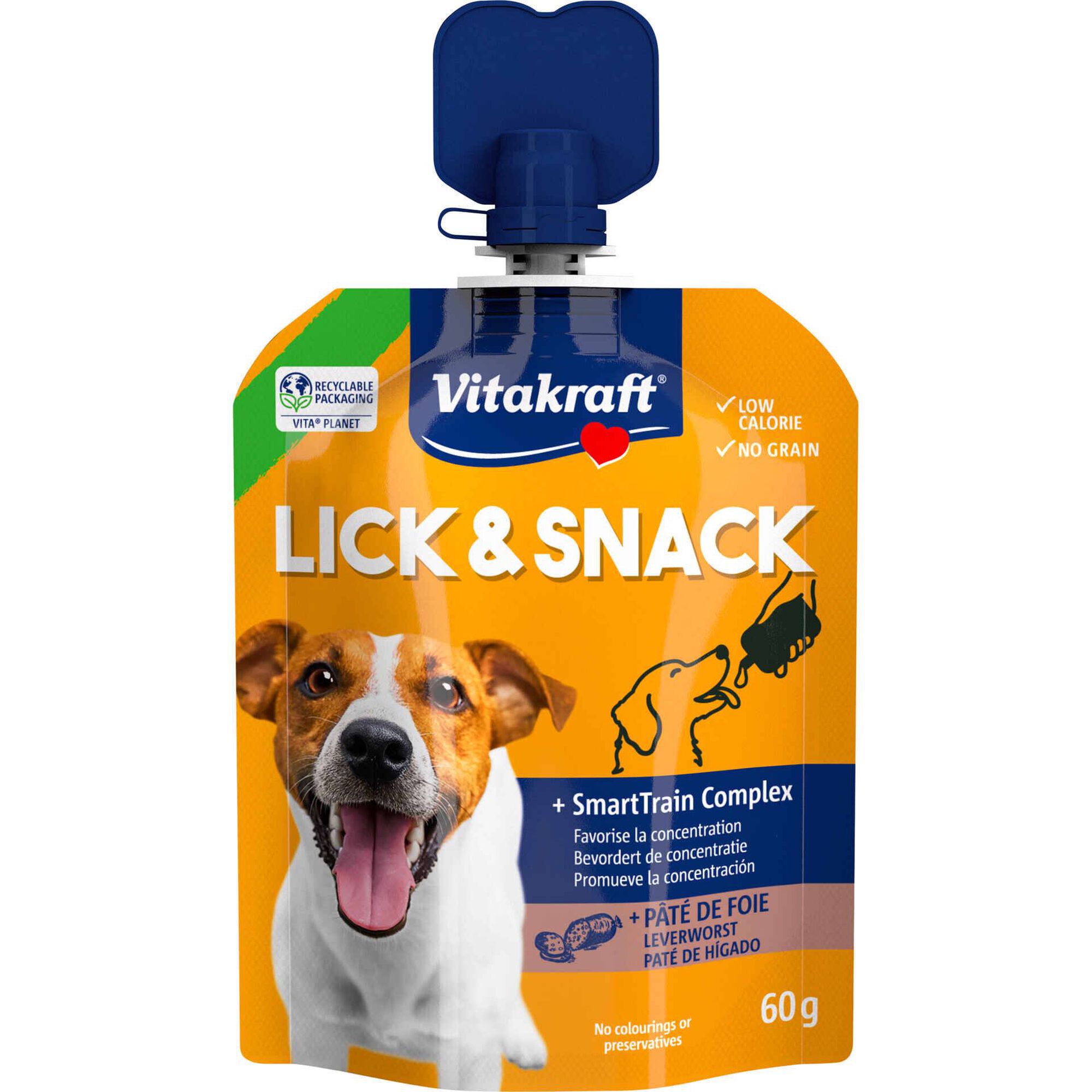 Snack para C&atilde;o Lick&Snack Cremoso Pat&eacute; Vitakraft
