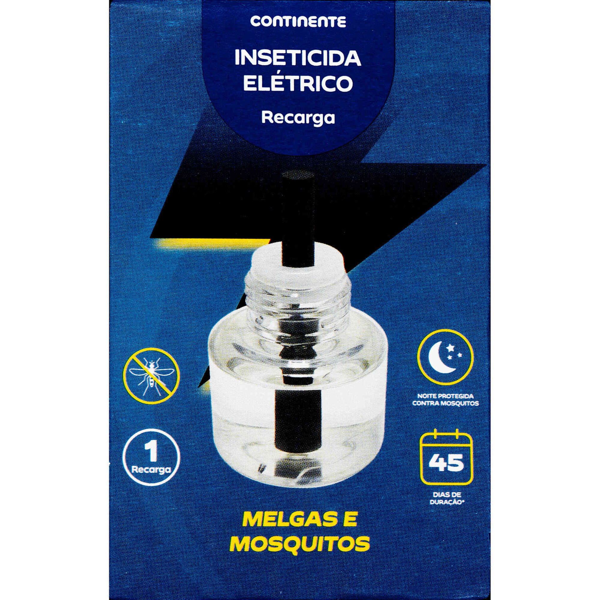 Inseticida El&eacute;trico Recarga Moscas e Mosquitos Continente