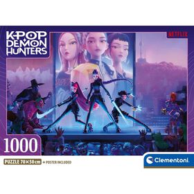 Clementoni - Puzzle K-Pop Demon Hunters 1000 Pe&ccedil;as