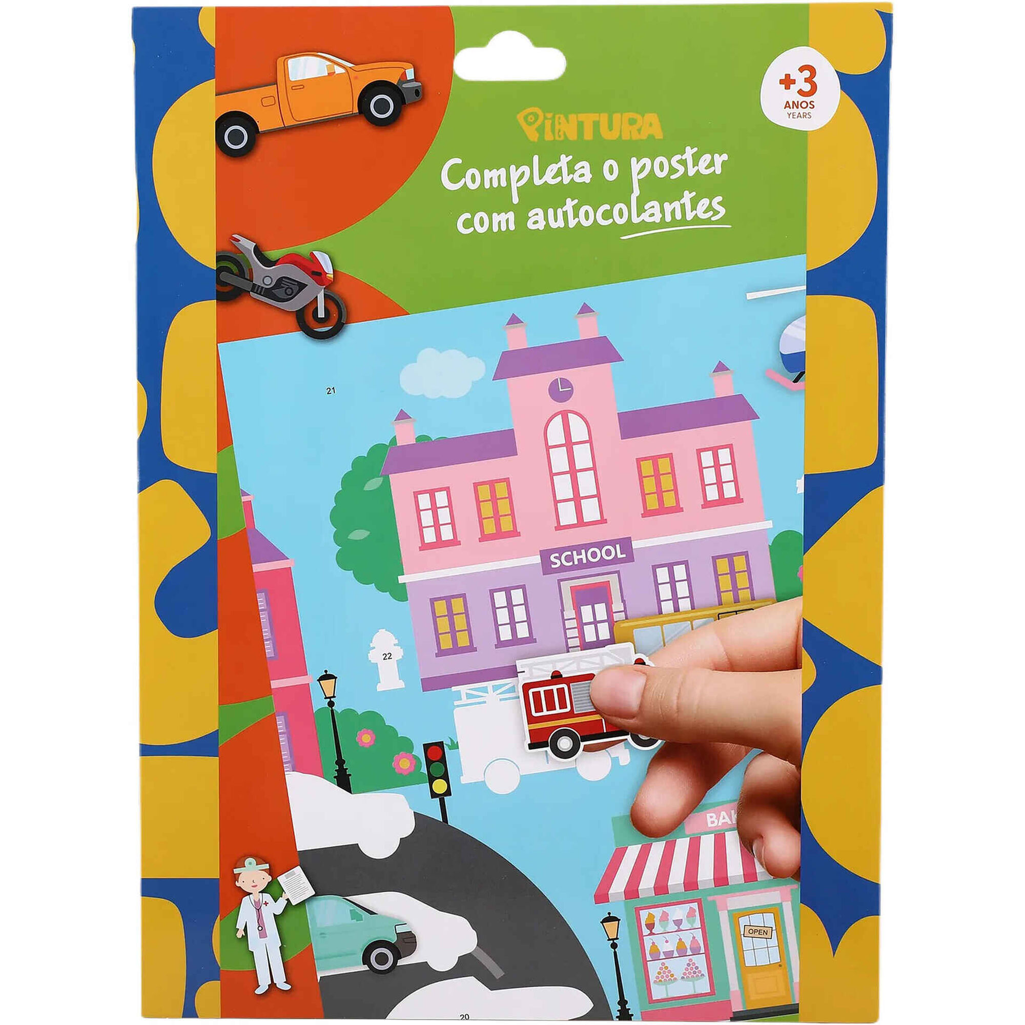 Kit Poster com Autocolantes (v&aacute;rios modelos)