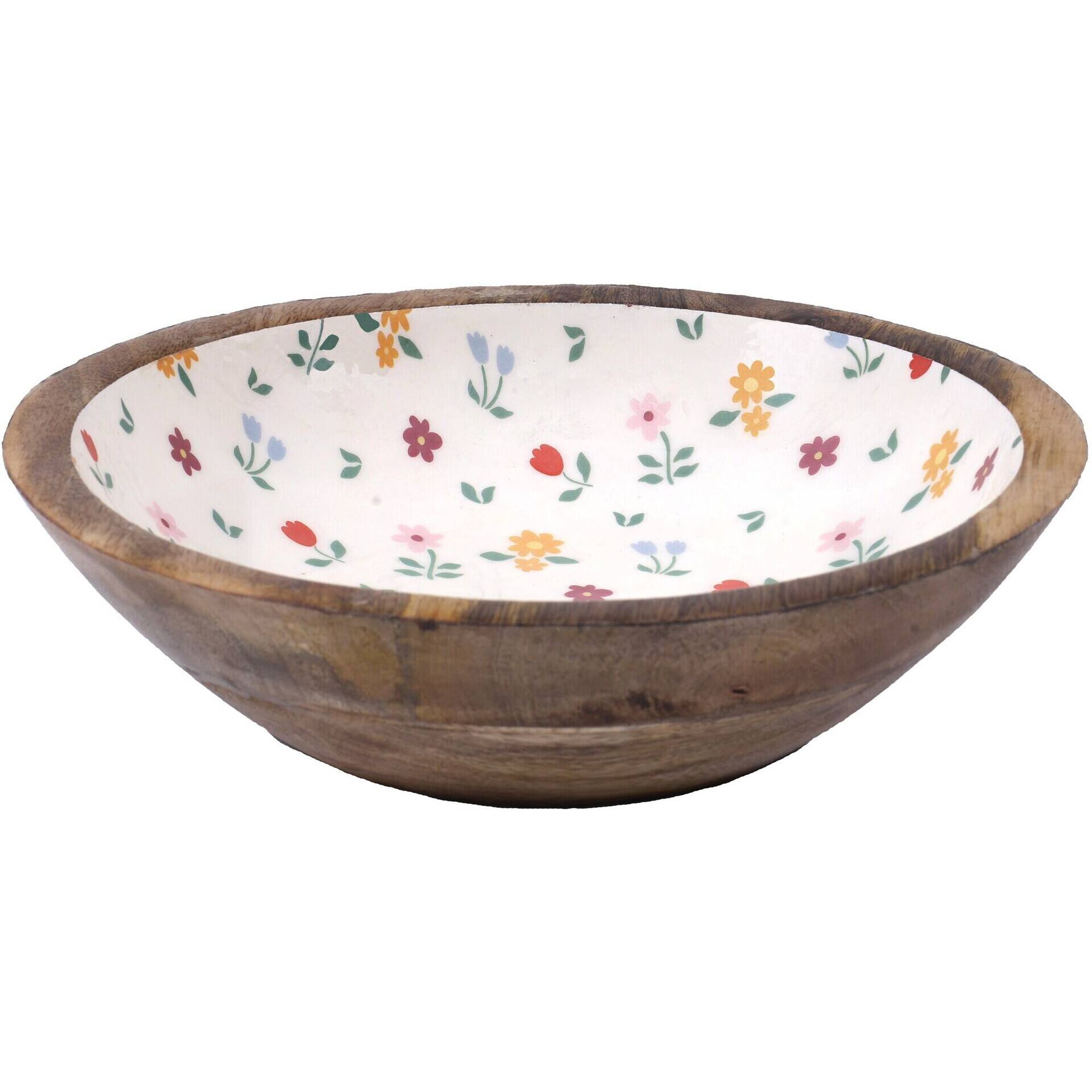 Ta&ccedil;a 24cm Flores Casa em Flor Kasa