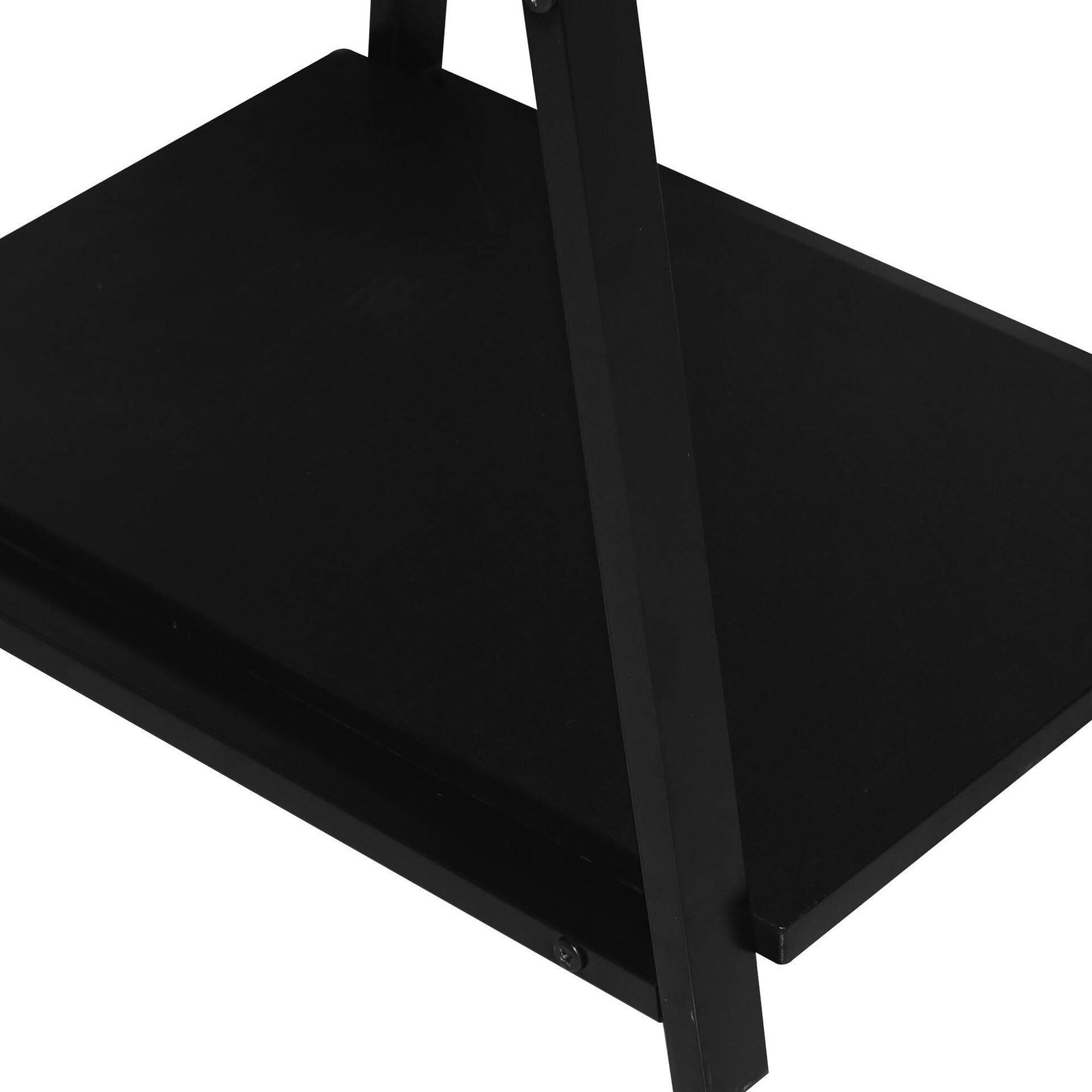 Secret&aacute;ria com Prateleiras 120x50cm Preta Kasa