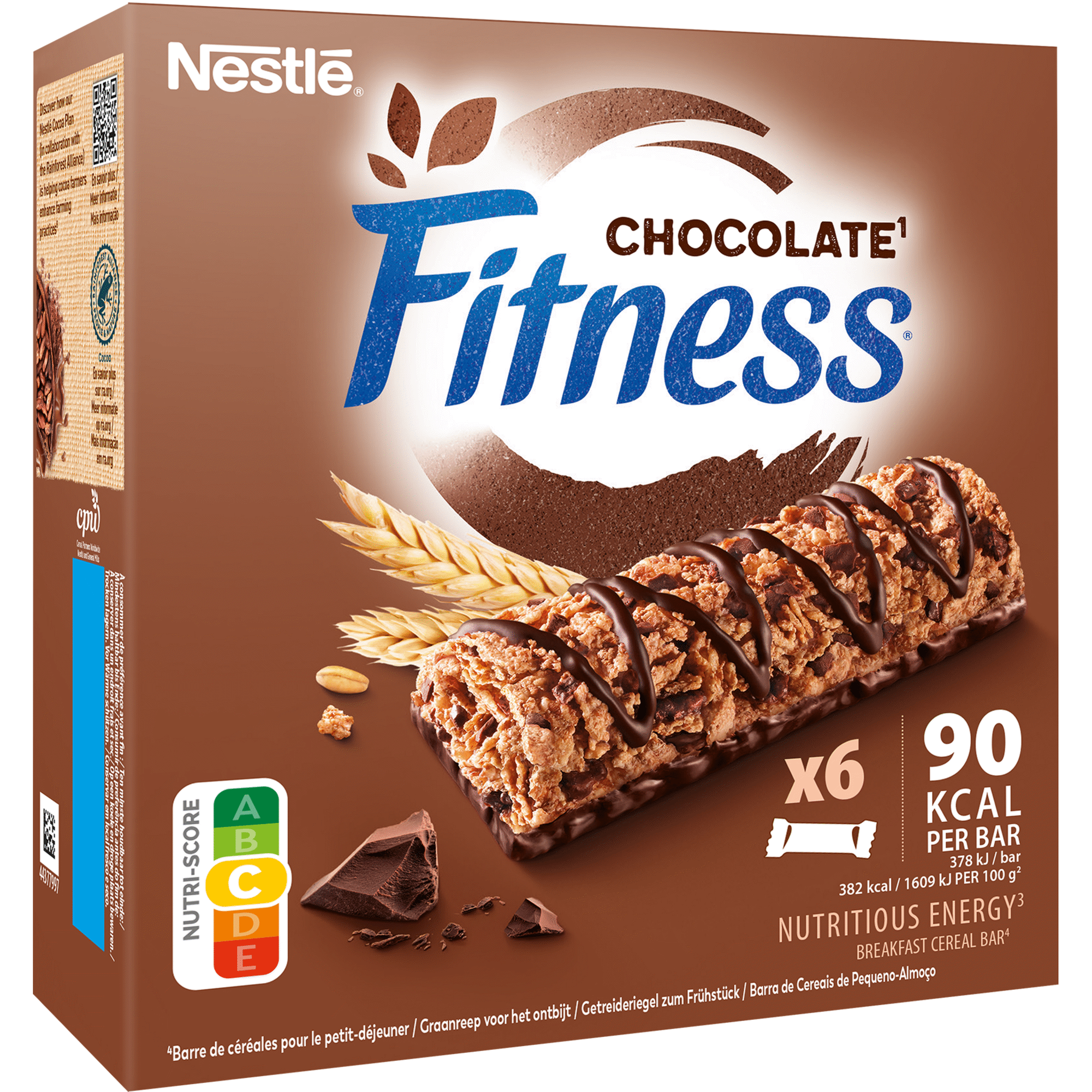 Barras de Cereais Chocolate Fitness