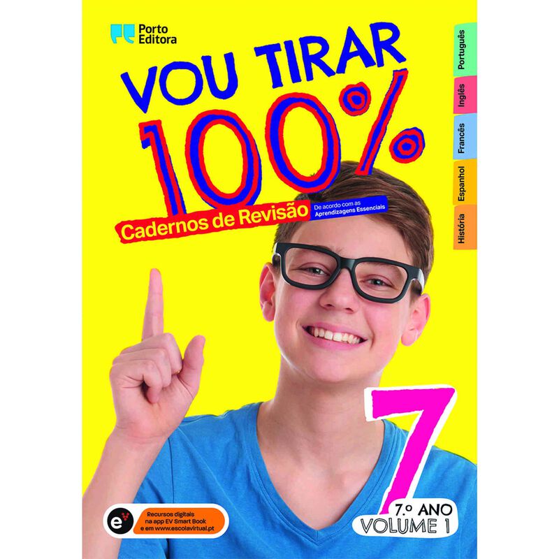 Vou Tirar 100% - 7.º Ano (volume 1) de Porto Editora