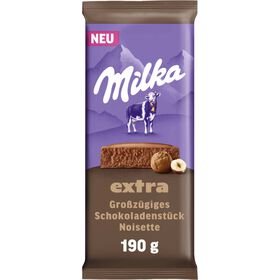 Tablete de Chocolate com Avel&atilde; Milka