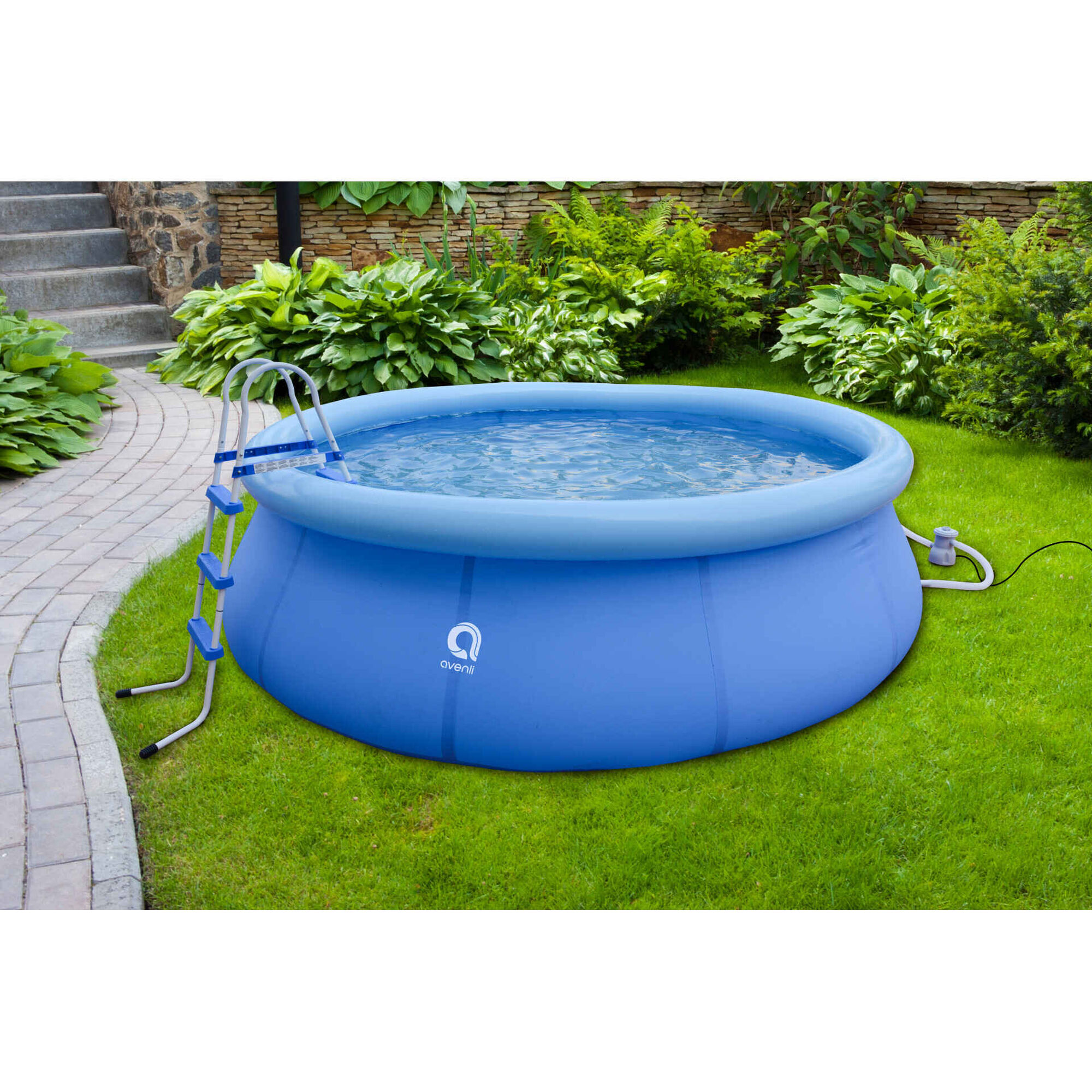 Piscina Insufl&aacute;vel Redonda 300x76cm com Bomba Avenli