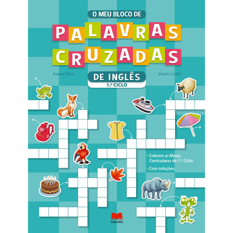 O Meu Bloco de Palavras Cruzadas de Inglês - 2.º e 3.º Ano de Gailivro