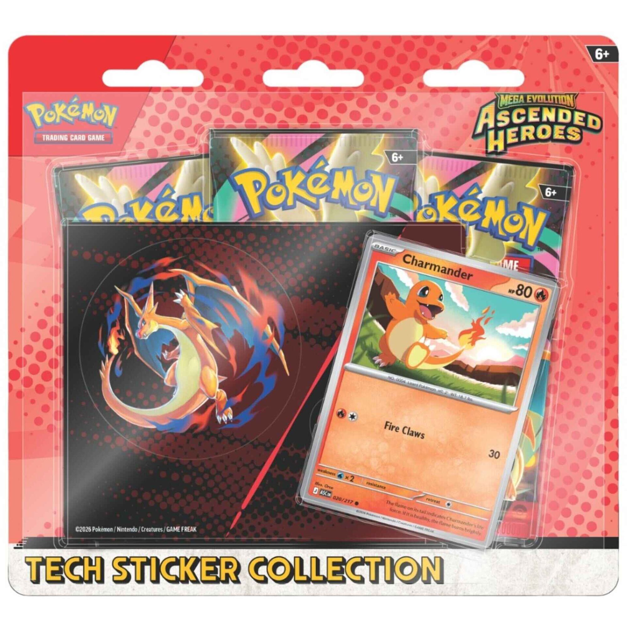 Pok&eacute;mon - Cartas TCG: Cole&ccedil;&atilde;o Autocolantes Mega Evolution Ascended Heroes