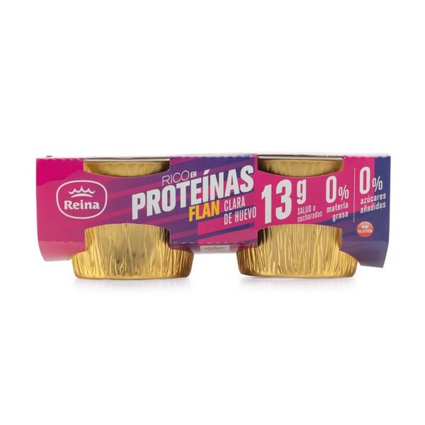 Pudim Flan Rico em Proteínas Reina