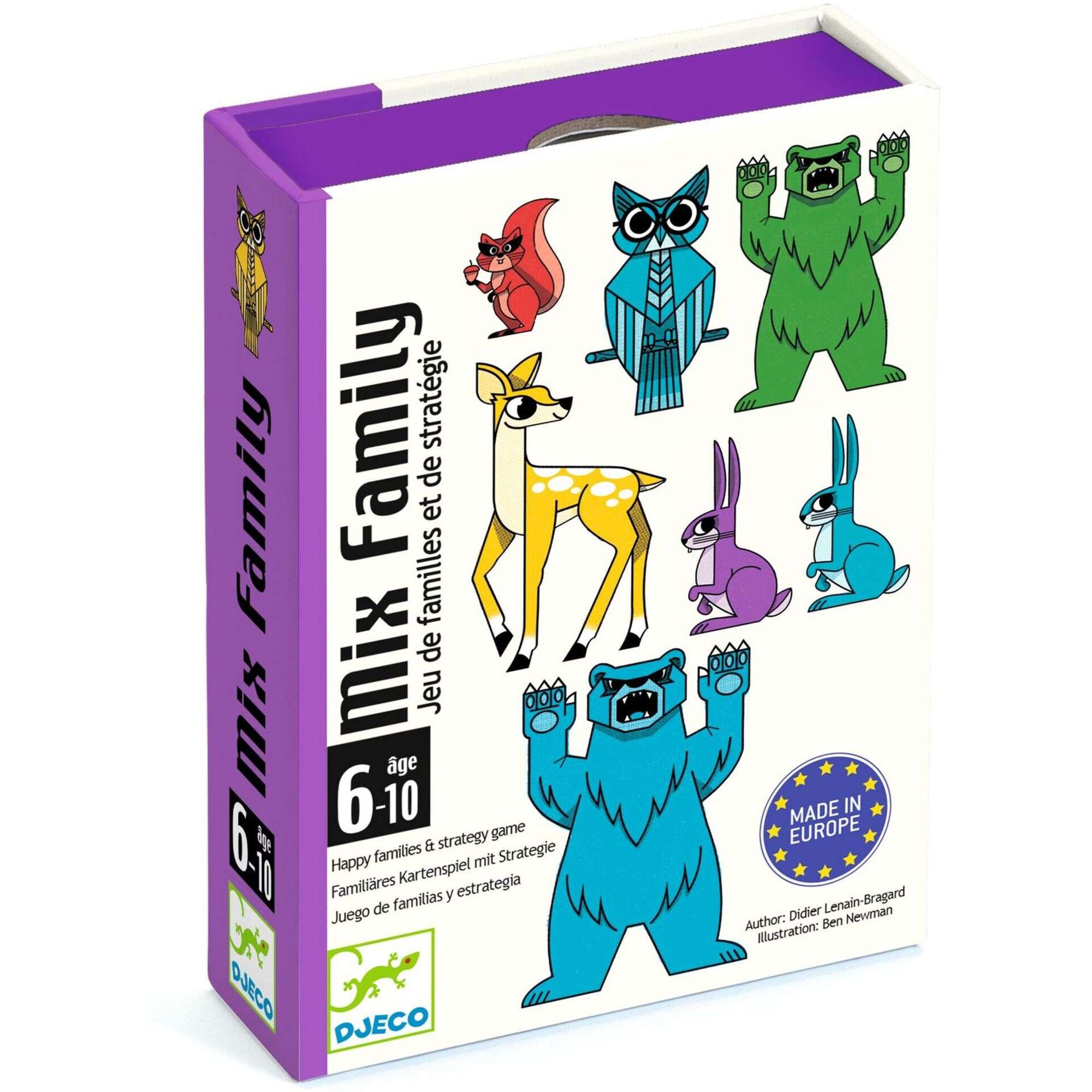 Djeco - Jogo de Cartas de Estrat&eacute;gia Mix Family