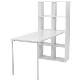 Secret&aacute;ria com Estante 2 Posi&ccedil;&otilde;es Branca Kasa