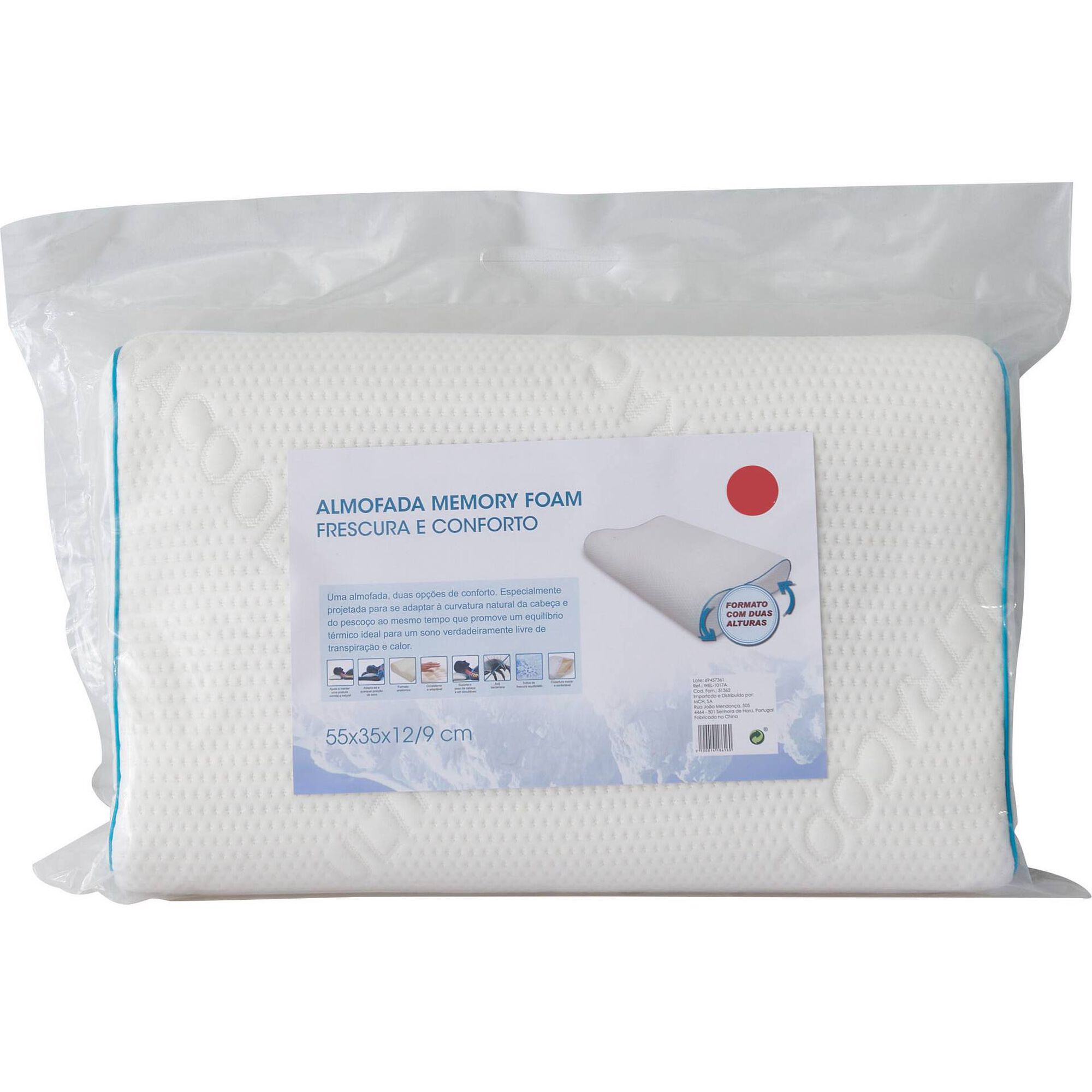 Almofada Efeito Frio 55x35x12cm