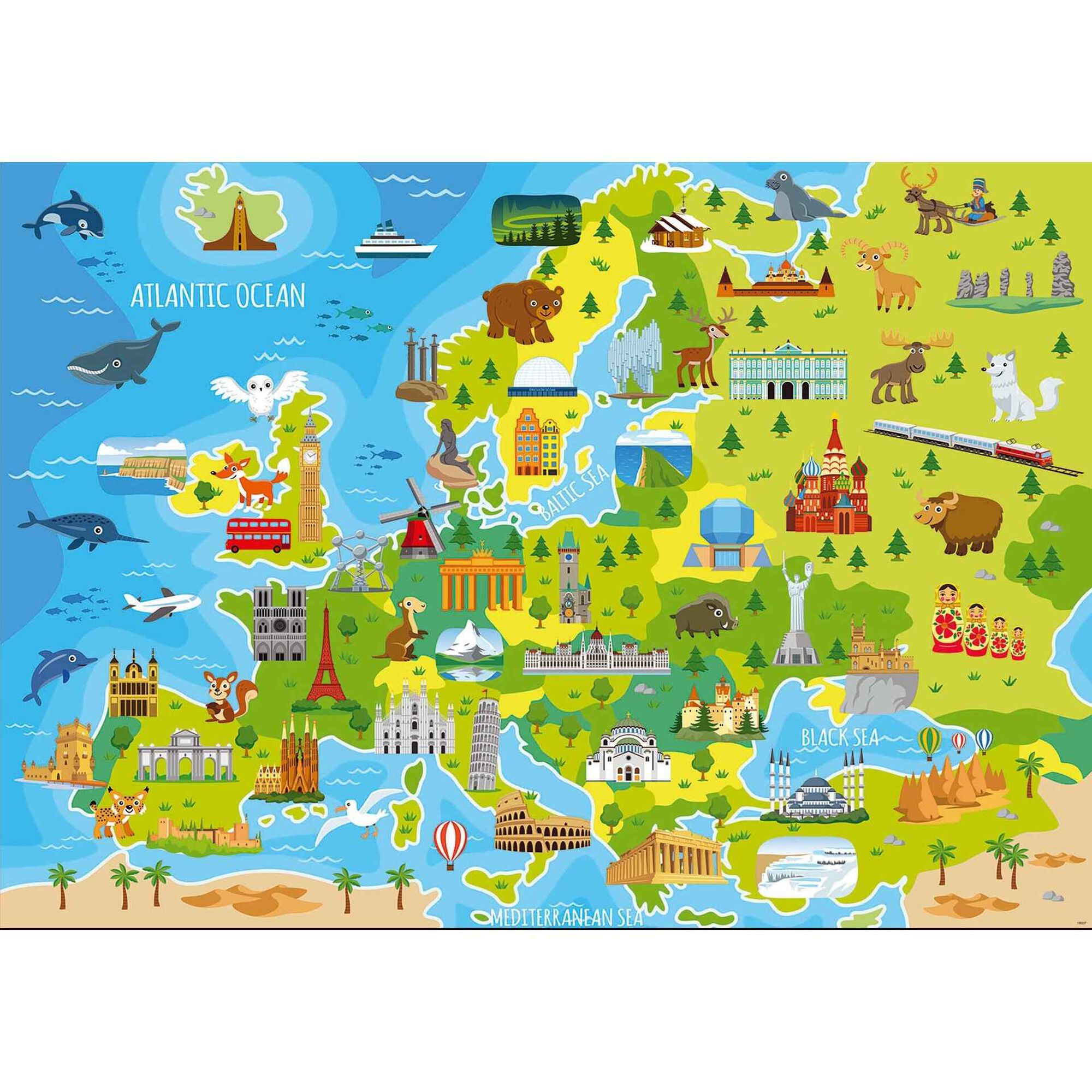Educa - Puzzle Mapa da Europa 150 Pe&ccedil;as