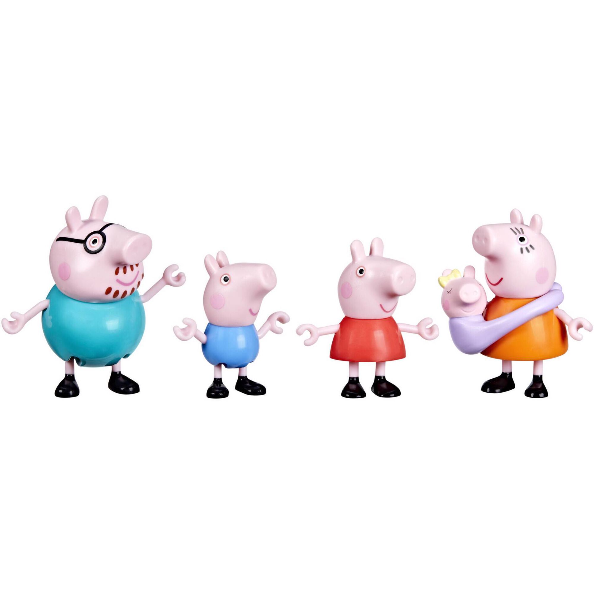 Hasbro - Figura Peppa Pig e a Fam&iacute;lia com Beb&eacute; Evie