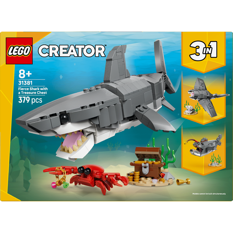 LEGO Creator - Tubarão Feroz Com Baú do Tesouro - 31381