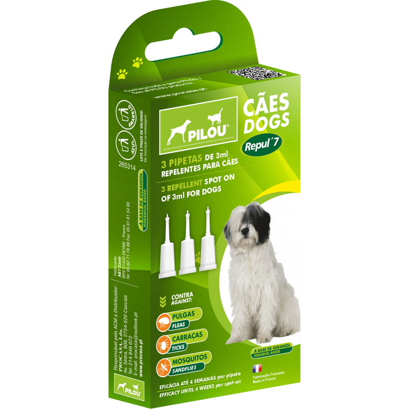 Pipeta Repelente para Cão Pilou Repul 7