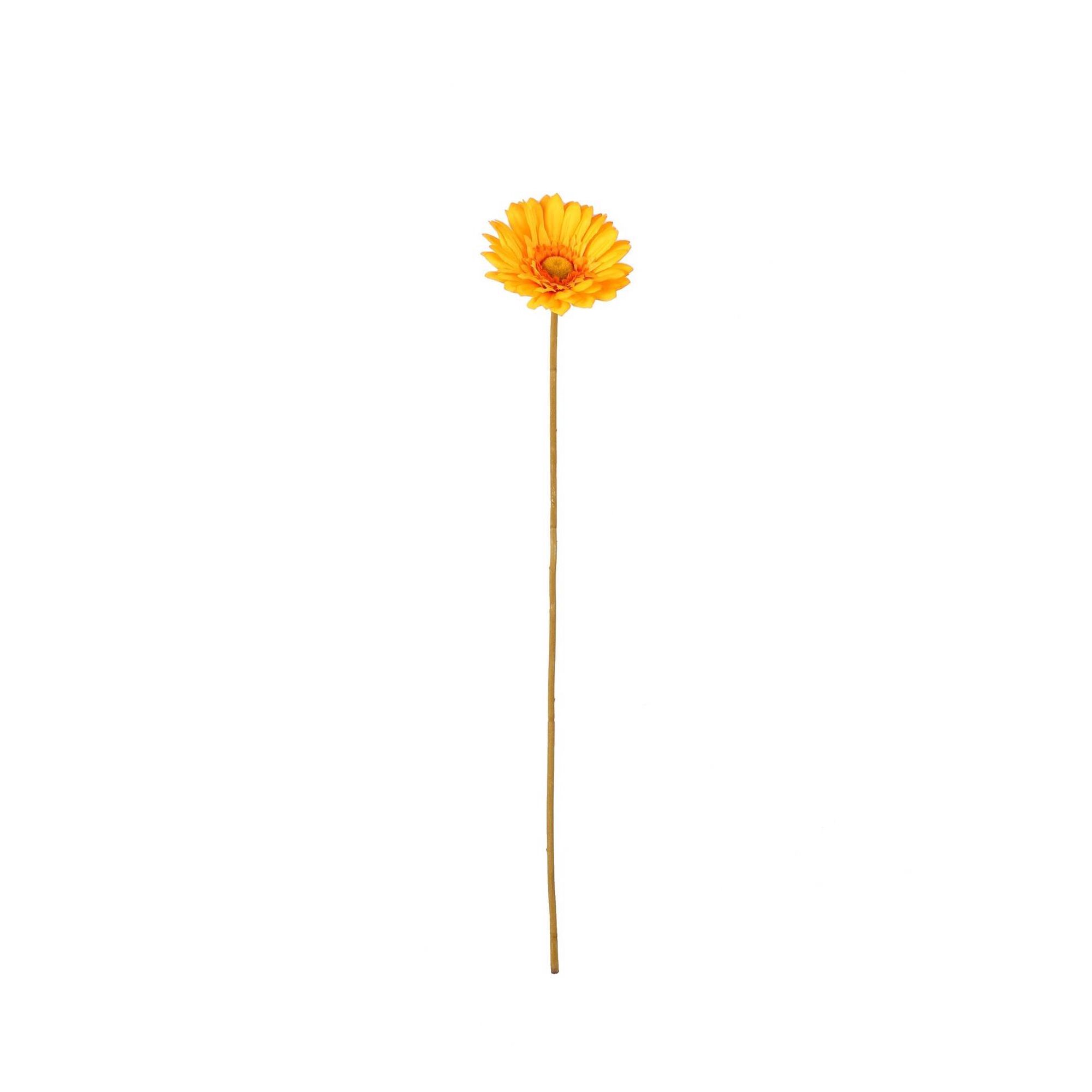 Haste Artificial Gerbera Amarela