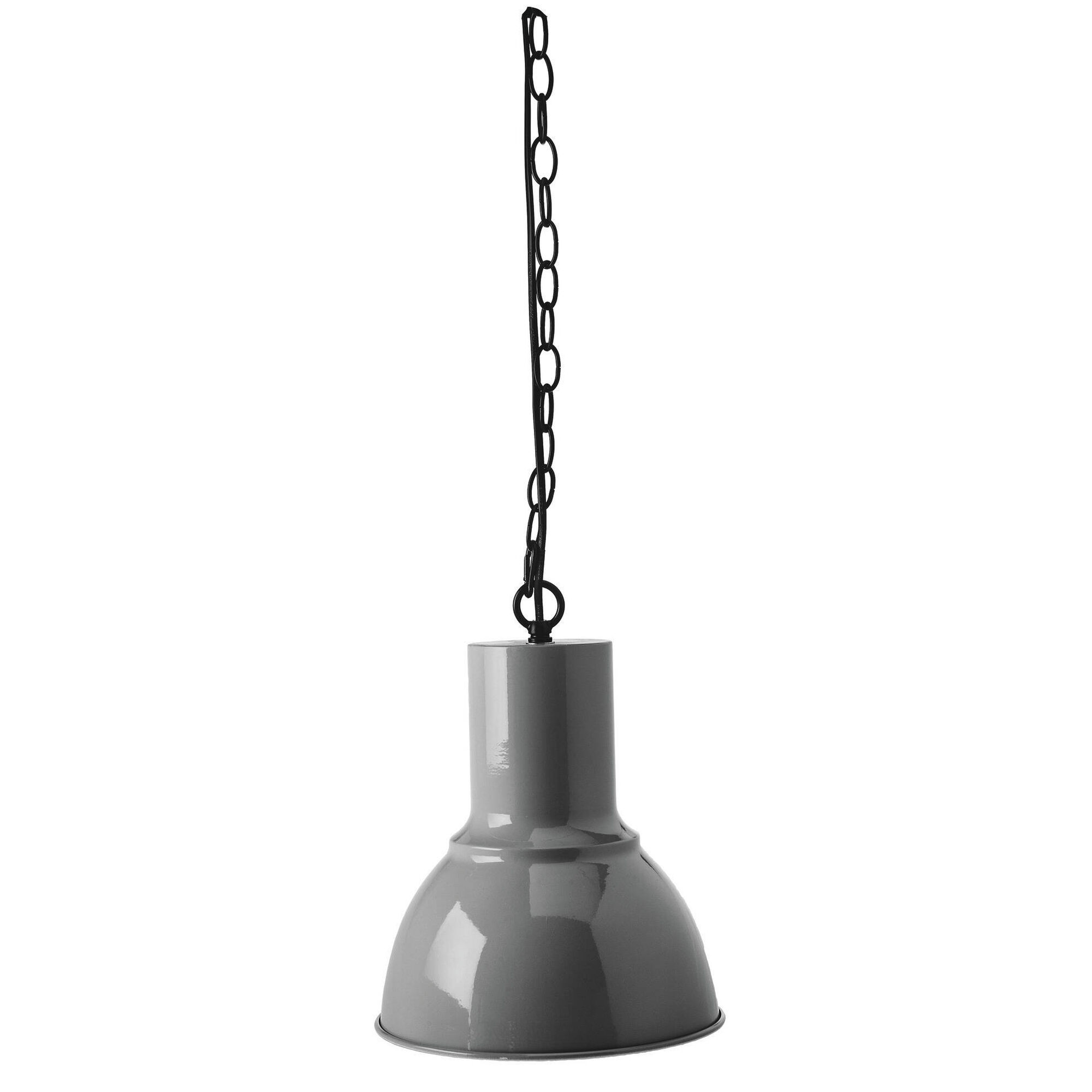 Candeeiro de Teto Metal Cinza Candeeiro de Teto Metal Cinza