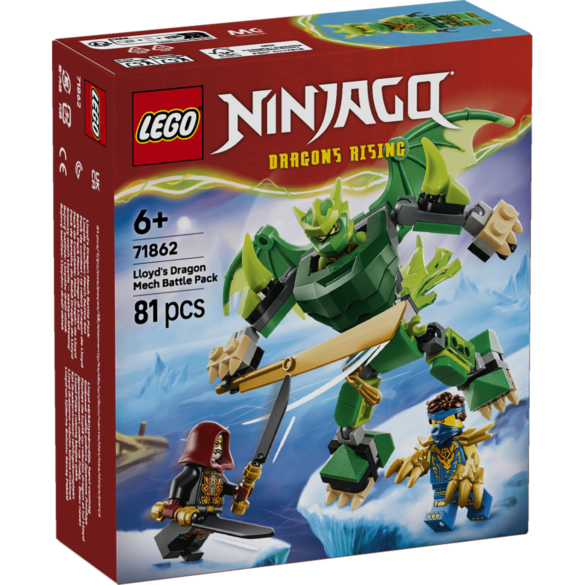 LEGO Ninjago - Pack de Batalha do Rob&ocirc; Drag&atilde;o do Lloyd - 71862