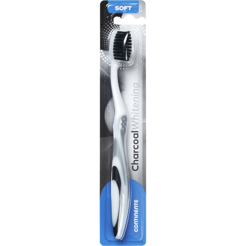 Escova de Dentes Charcoal Whitening Soft Continente