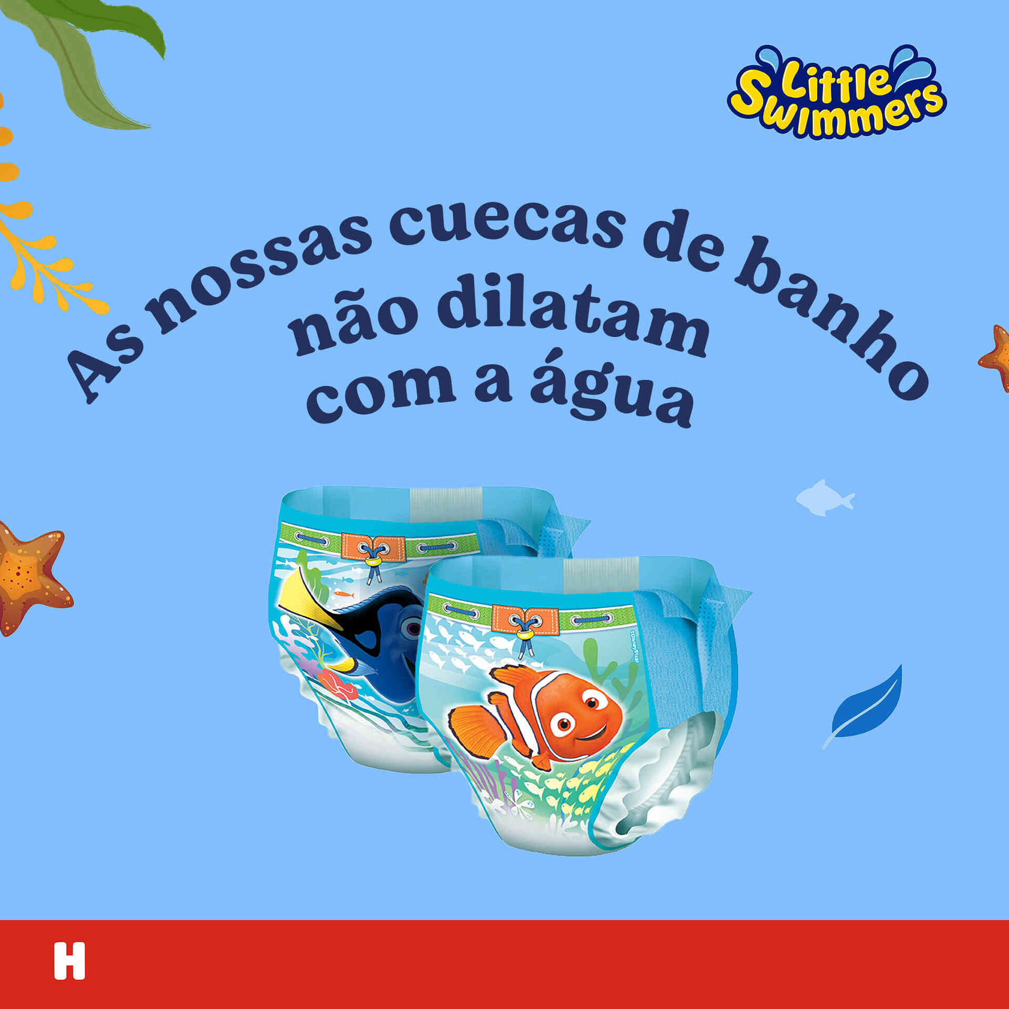 Cuecas Banho Little Swimmers 12-18kg T5-6