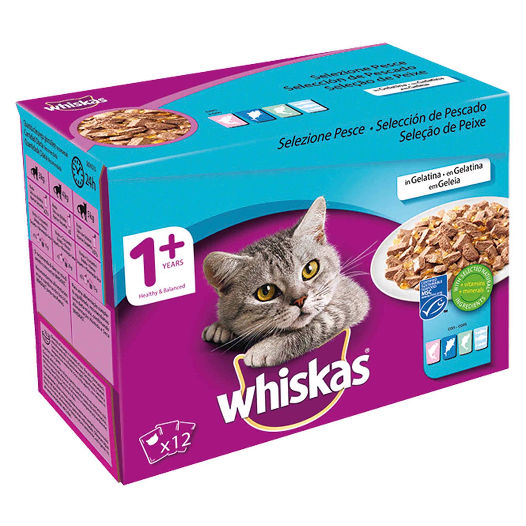 Comida Húmida para Gato Adulto Peixe Saquetas Comida Húmida para Gato Adulto Peixe Saquetas