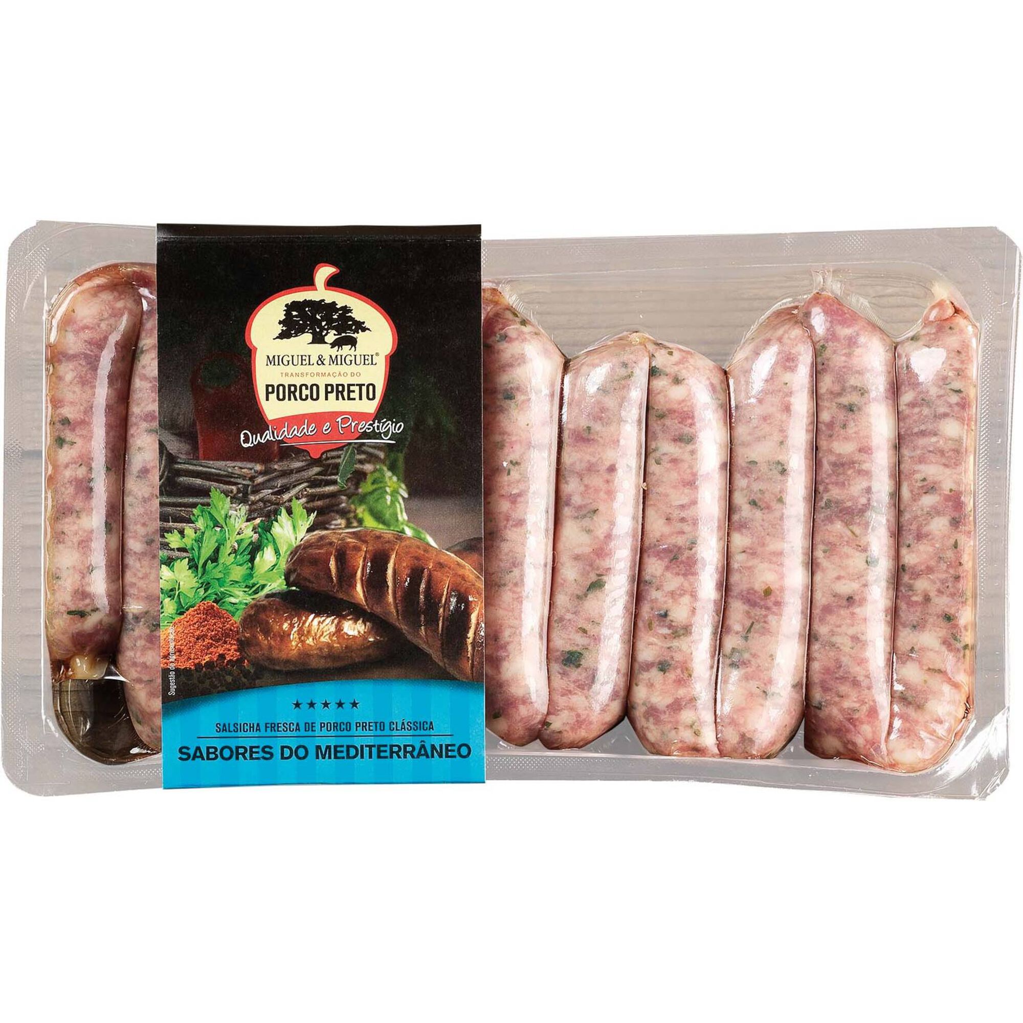 Salsichas Frescas de Porco Preto