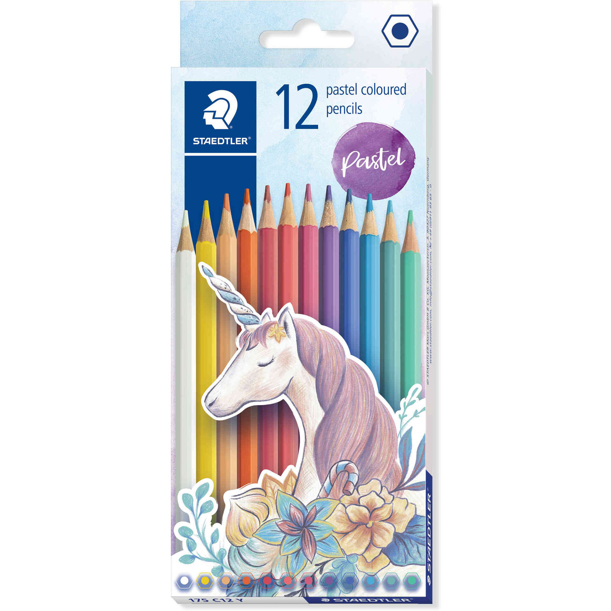 L&aacute;pis de Cor Pastel Staedtler