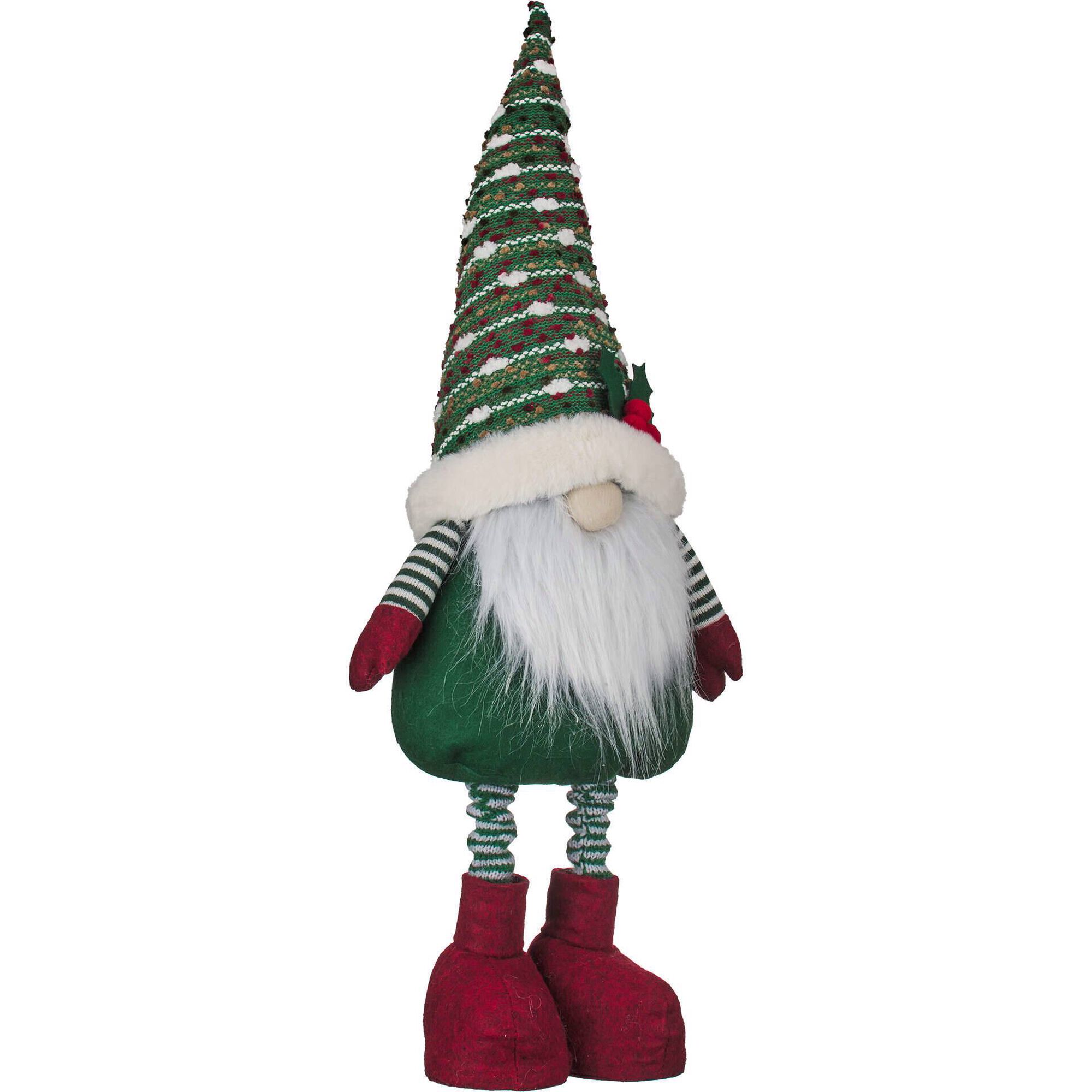 Gnomo Verde Azevinho em Pé 70cm