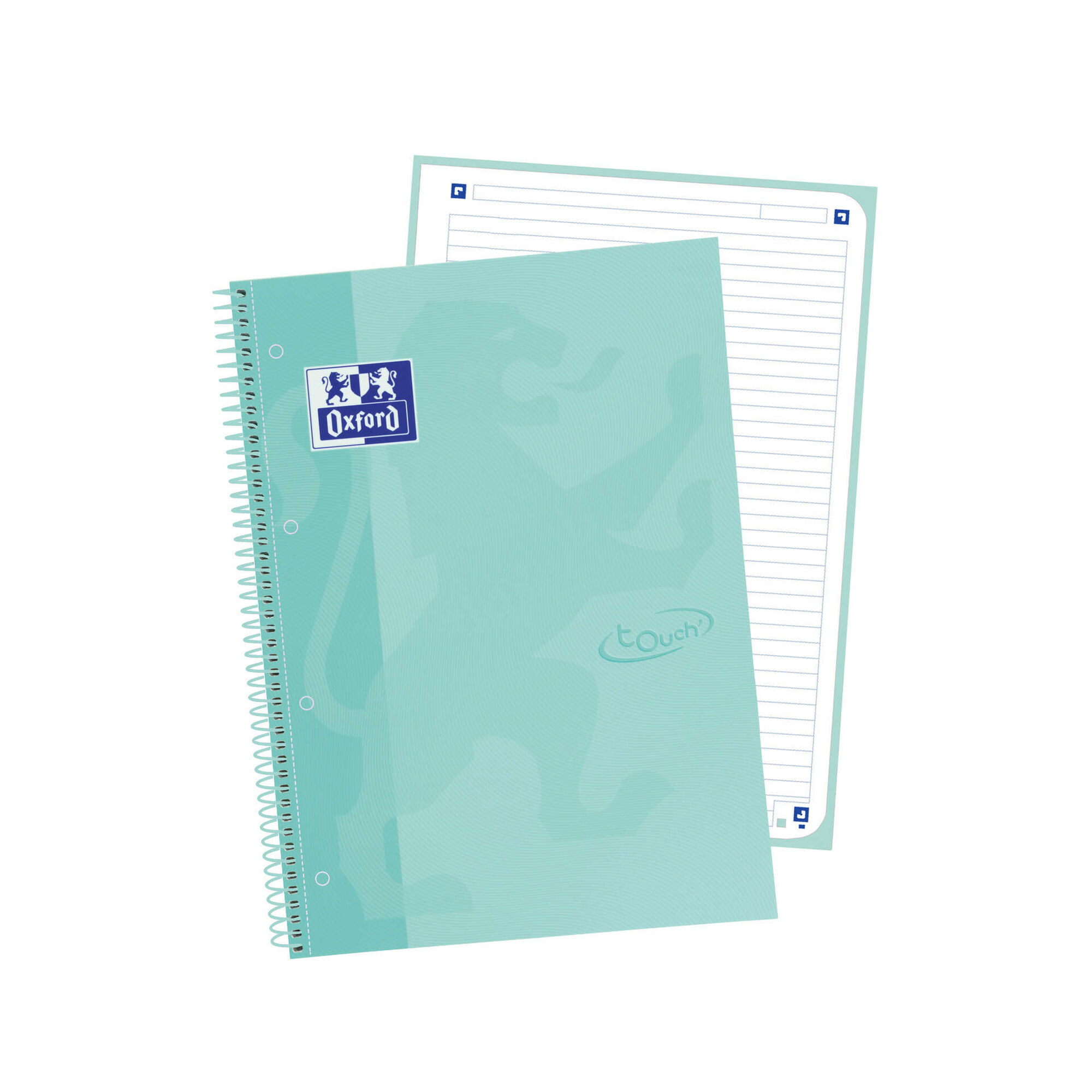 Caderno Espiral Europeanbook1 Touch A4 Pautado Oxford