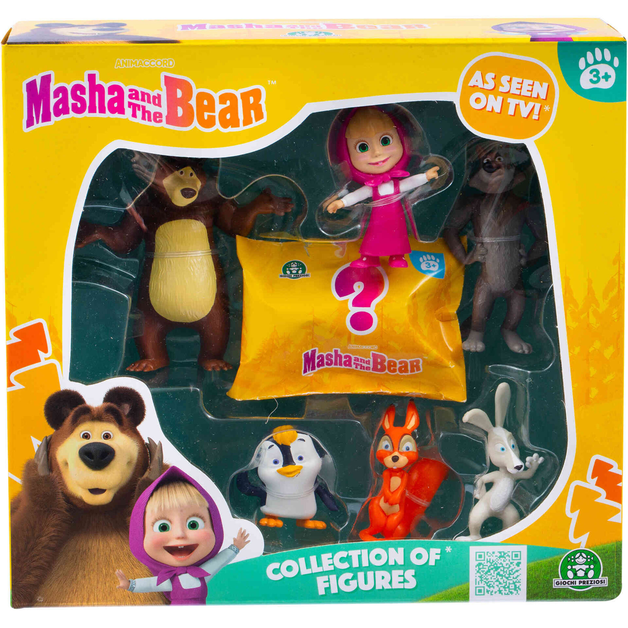 Masha e o Urso - Cole&ccedil;&atilde;o de Figuras