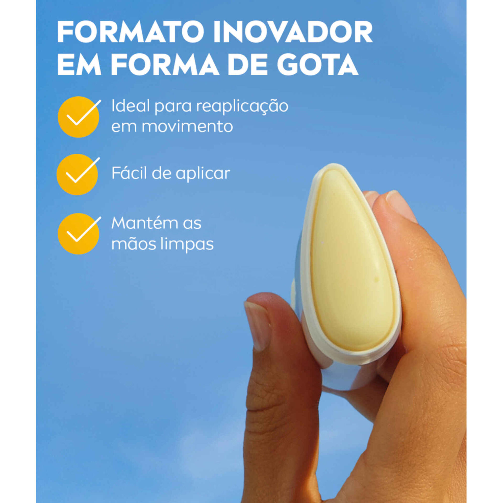 Protetor Solar Rosto Stick UV Especialista FP50+ Nivea Sun