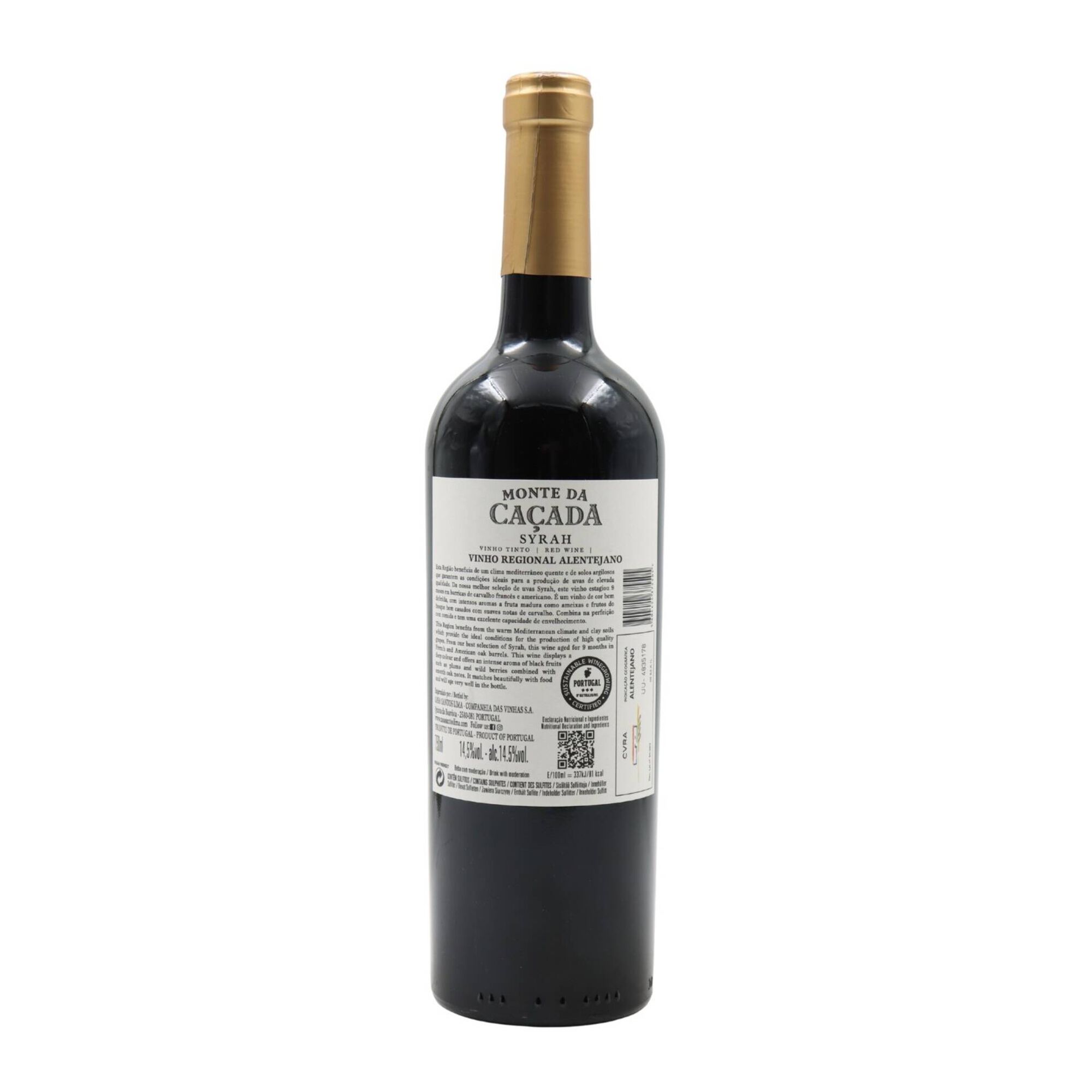 Monte Da Ca&ccedil;ada Syrah Alentejano Vinho Tinto