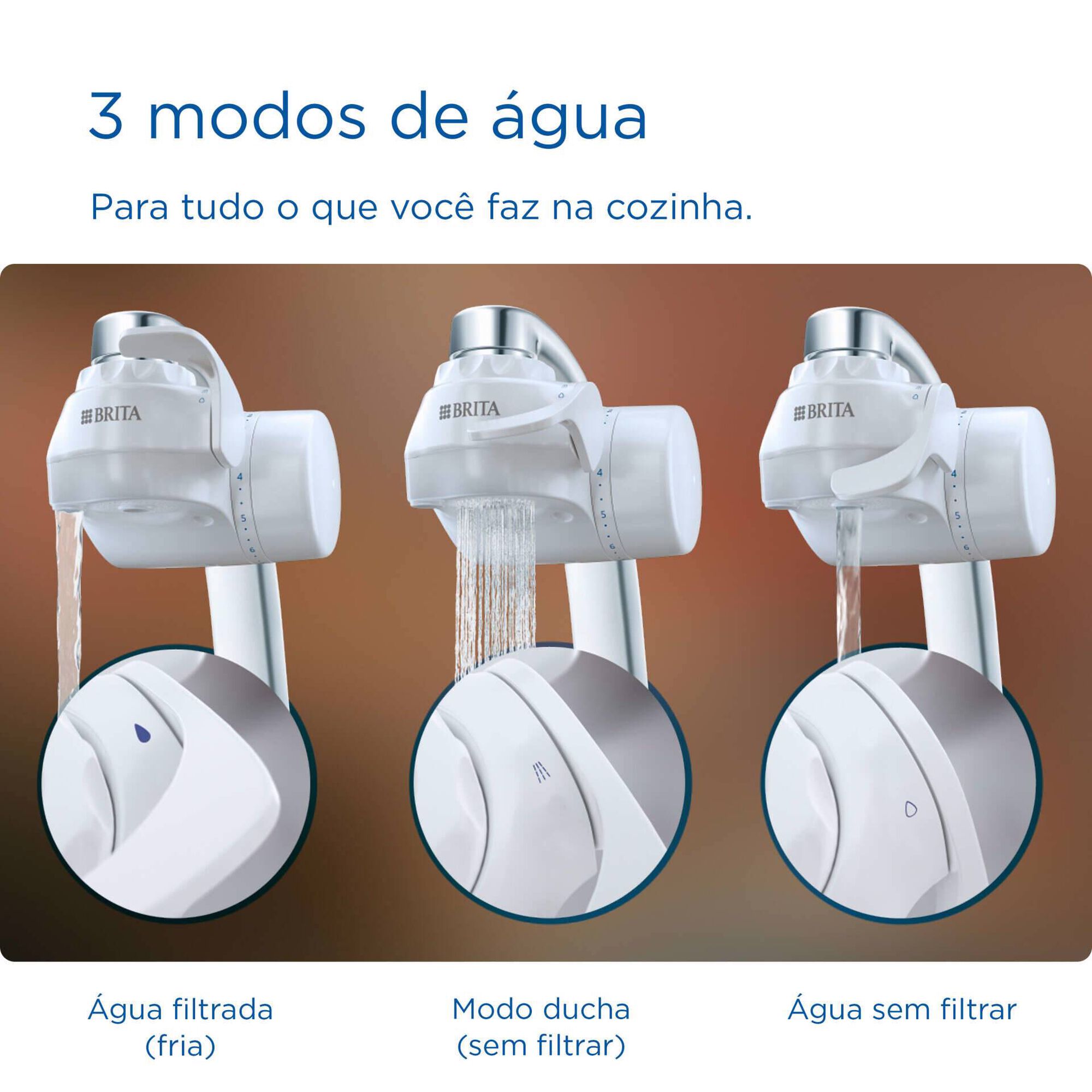 Sistema Filtra&ccedil;&atilde;o &Aacute;gua para Torneira On Tap Brita