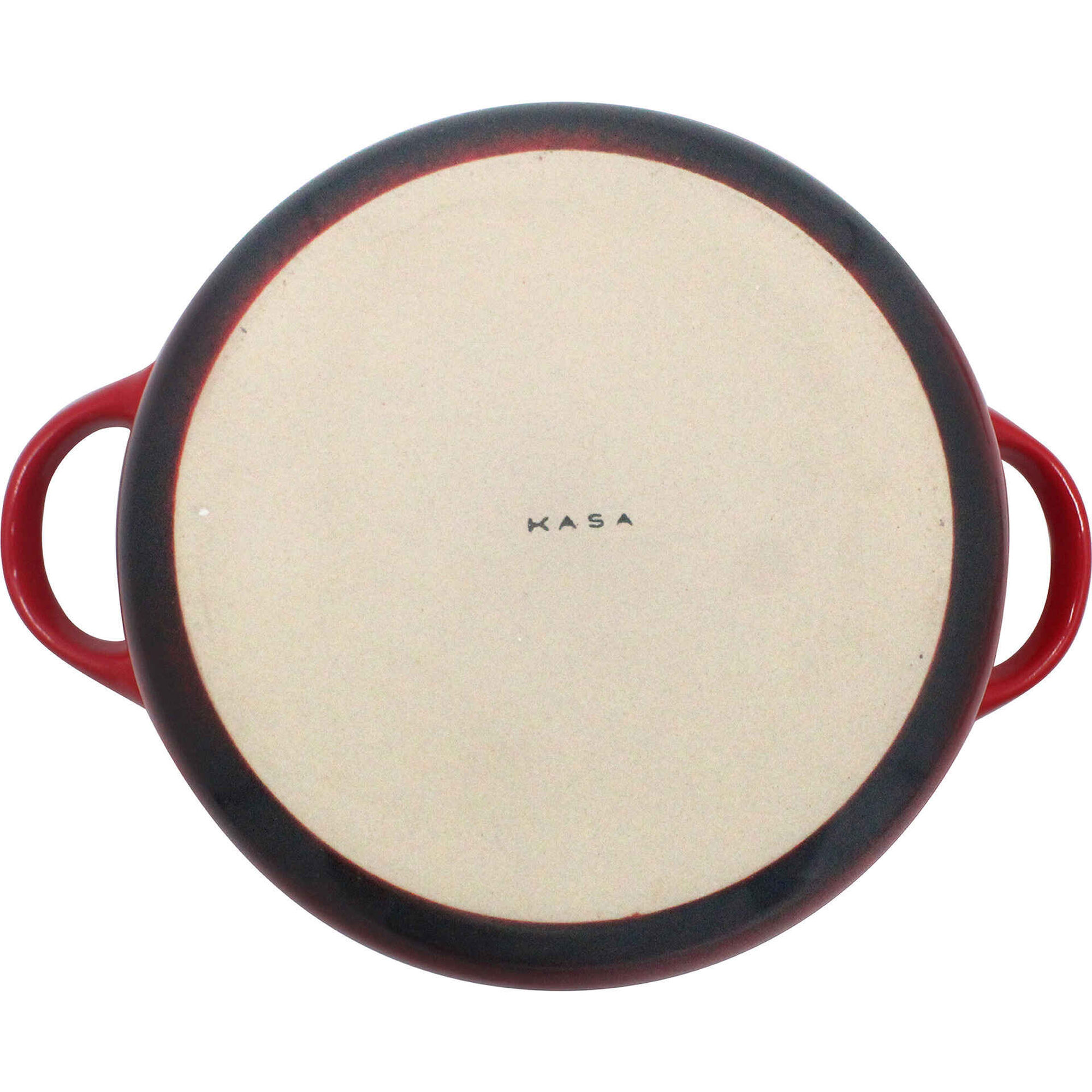 Mini Ca&ccedil;arola para Forno 13,8cm Vermelha Kasa