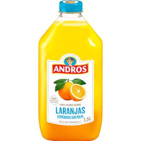Sumo 100% Laranja sem Polpa Andros