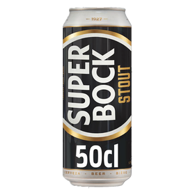 Cerveja em Lata com &Aacute;lcool Stout Super Bock