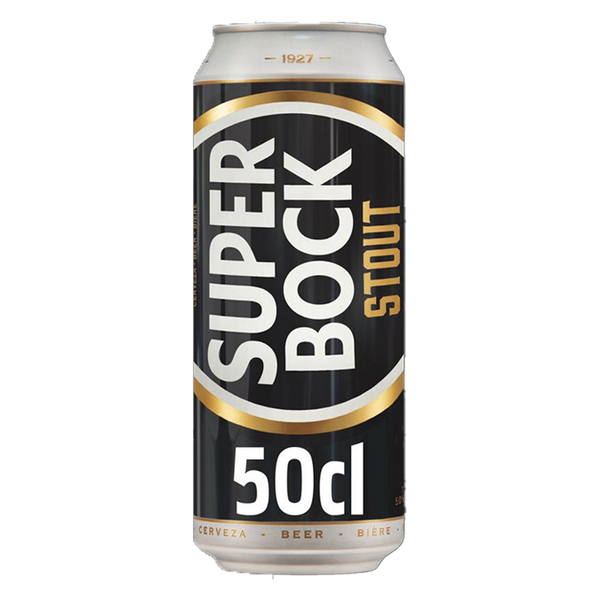 Cerveja em Lata com Álcool Stout Super Bock