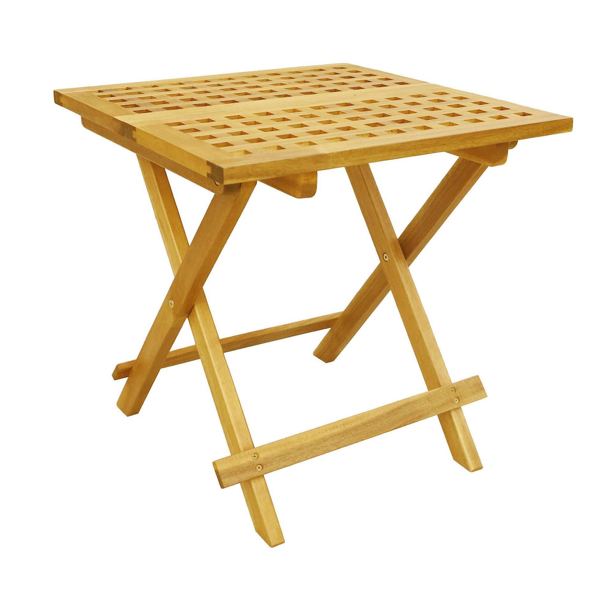 Mesa de Apoio Dobr&aacute;vel Madeira Ac&aacute;cia Kasa